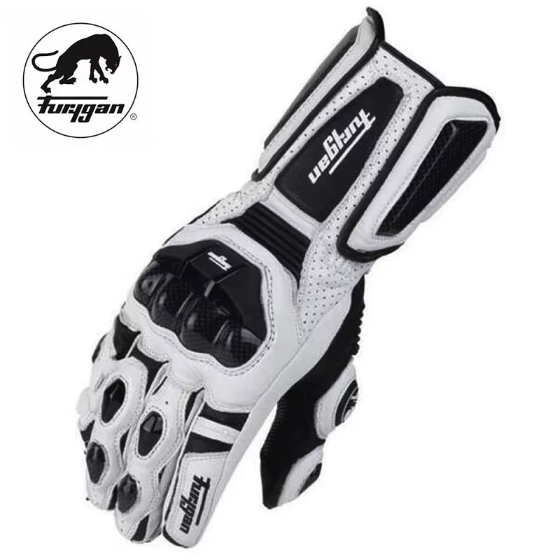 Furygan AFS 10 Motorcycle Racing Carbon Fiber Leather Gloves Off-Road Mountain Motorcycle Gloves Protective Riding Gloves