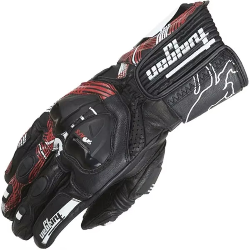 Furygan AFS 10 Motorcycle Racing Carbon Fiber Leather Gloves Off-Road Mountain Motorcycle Gloves Protective Riding Gloves