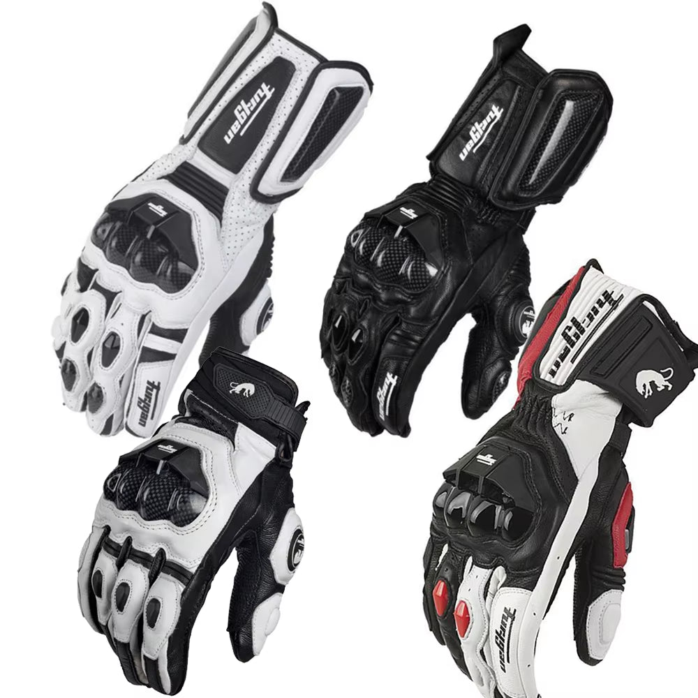 Furygan AFS 10 Motorcycle Racing Carbon Fiber Leather Gloves Off-Road Mountain Motorcycle Gloves Protective Riding Gloves