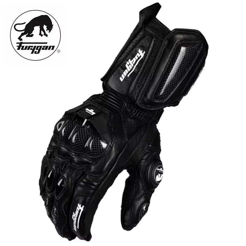 Furygan AFS 10 Motorcycle Racing Carbon Fiber Leather Gloves Off-Road Mountain Motorcycle Gloves Protective Riding Gloves